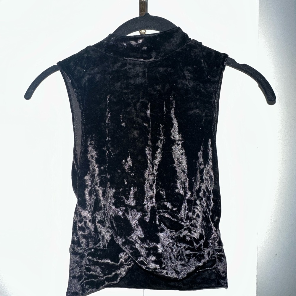 Velvet | Crisscross Crop Top
